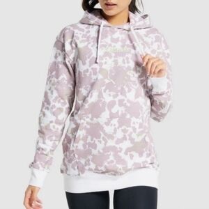 Gymshark Oversized Camo Graphic Hoodie Size Small